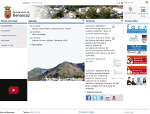 Tablet Screenshot of benaocaz.es